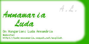 annamaria luda business card